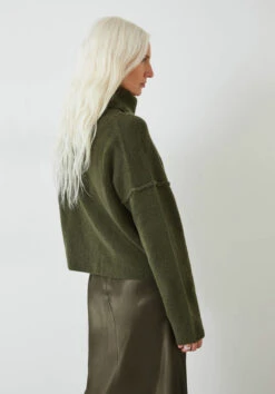 Meryll Crop Wool Blend Roll Neck Jumper -Clothing Store 007039 2016 03