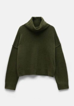 Meryll Crop Wool Blend Roll Neck Jumper -Clothing Store 007039 2016 07 1