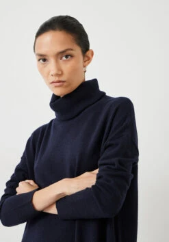 Roll Neck Wool Jumper Dress -Clothing Store 007041 1659 02