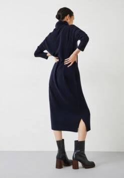 Roll Neck Wool Jumper Dress -Clothing Store 007041 1659 03