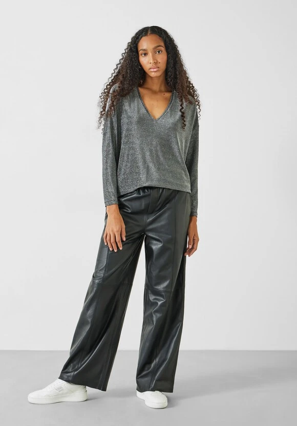 Annika Sparkle V Neck Top 4 Annika Sparkle V Neck Top - Image 4