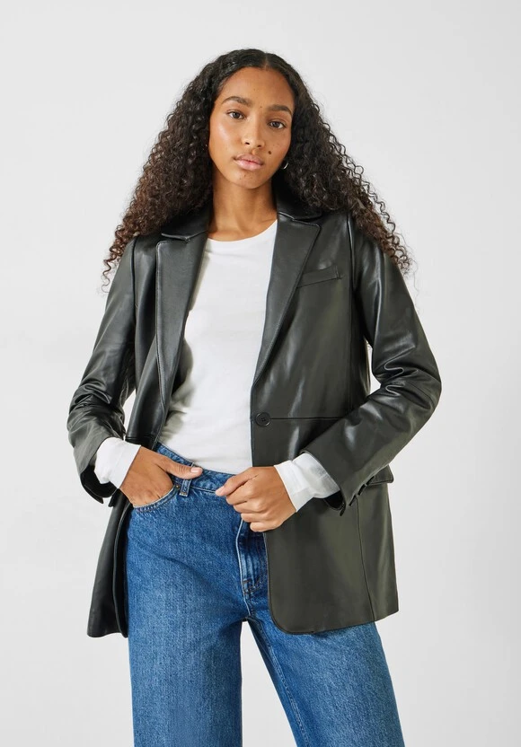 Leather Blazer 1 Leather Blazer