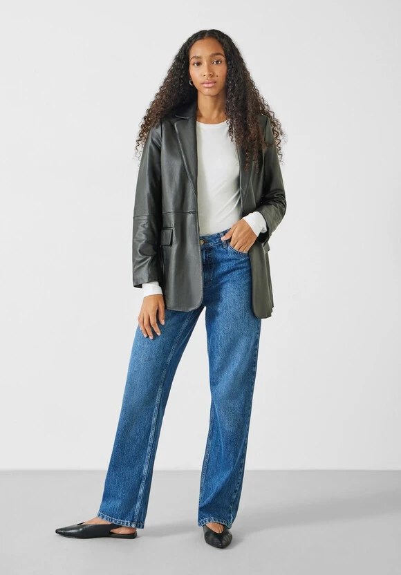 Leather Blazer 2 Leather Blazer - Image 2