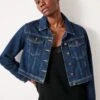 Ciara Cropped Denim Jacket