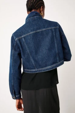 Ciara Cropped Denim Jacket 22 Ciara Cropped Denim Jacket -Clothing Store 008919 2908 03