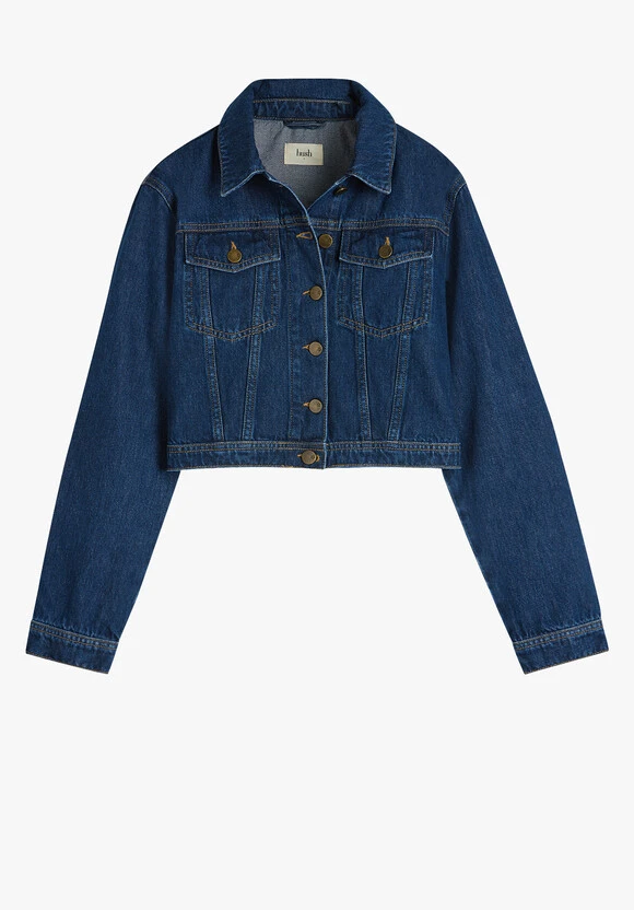 Ciara Cropped Denim Jacket 5 Ciara Cropped Denim Jacket - Image 5