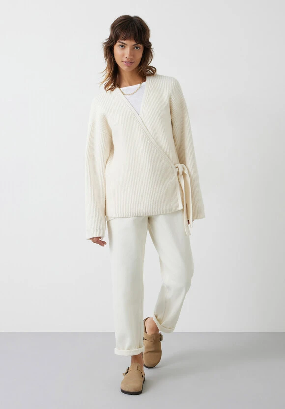 Minnota Wrap Knitted Cardigan 2 Minnota Wrap Knitted Cardigan - Image 2