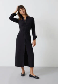 Gianna Textured Midi Dress