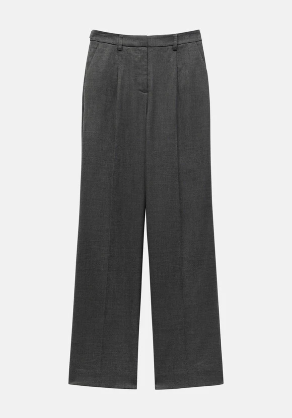 Carla Tailored Wide Leg Wool Blend Trousers 5 Carla Tailored Wide Leg Wool Blend Trousers - Image 5
