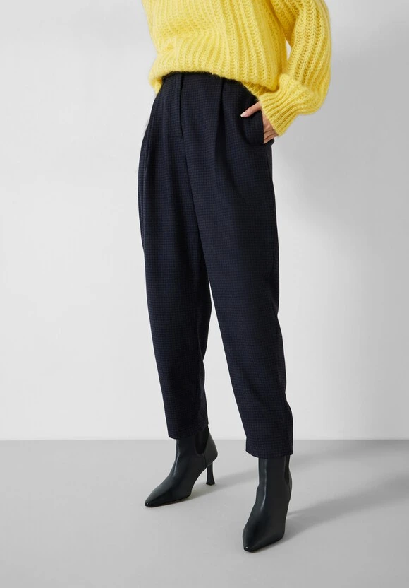 Ruby Check Wool Blend Trousers 2 Ruby Check Wool Blend Trousers - Image 2