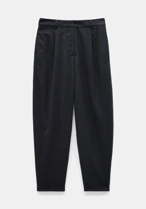 Camille Flat Front Cotton Trousers 19 Camille Flat Front Cotton Trousers - Image 19