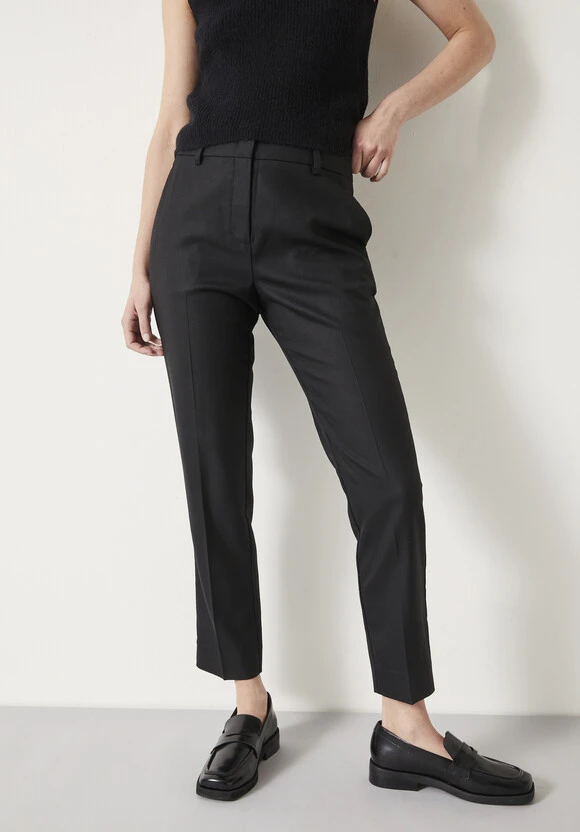 Amanda Cropped Suit Wool Blend Trousers 2 Amanda Cropped Suit Wool Blend Trousers - Image 2