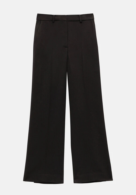 Emily Wide Leg Wool Blend Trousers 5 Emily Wide Leg Wool Blend Trousers - Image 5