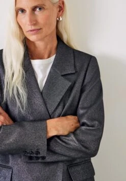 Hazel Metallic Blazer 18 Hazel Metallic Blazer -Clothing Store 009607 0456 04