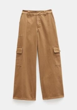 Camille Flat Front Cotton Trousers 34 Camille Flat Front Cotton Trousers -Clothing Store 009651 0049 07 2