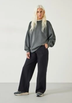 Camille Flat Front Cotton Trousers