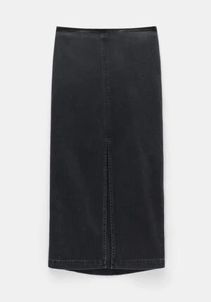 Metallic Ribbed Midi Skirt 15 Metallic Ribbed Midi Skirt - Image 15