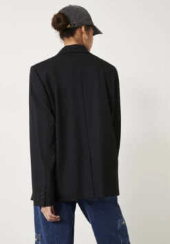 Double Breasted Wool Blend Blazer 13 Double Breasted Wool Blend Blazer -Clothing Store 009670 0456 03