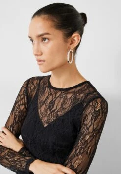 Devlin Lace Long Sleeve Top -Clothing Store 009701 0456 04