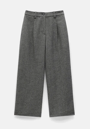 Camille Flat Front Cotton Trousers 13 Camille Flat Front Cotton Trousers - Image 13