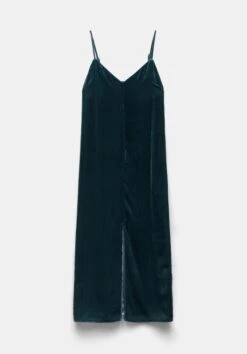 Leila Split Velvet Midi Dress -Clothing Store 009751 0152 07 2