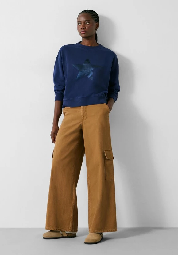 Roxy Metallic Star Sweatshirt 2 Roxy Metallic Star Sweatshirt - Image 2