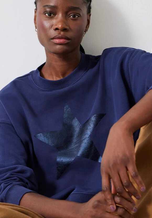 Roxy Metallic Star Sweatshirt 4 Roxy Metallic Star Sweatshirt - Image 4