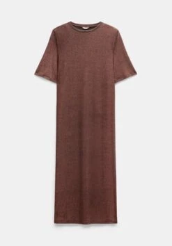 Leila Split Velvet Midi Dress -Clothing Store 010000 4444 07 3