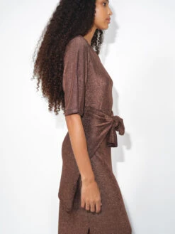 Glitter Maxi T-shirt Dress