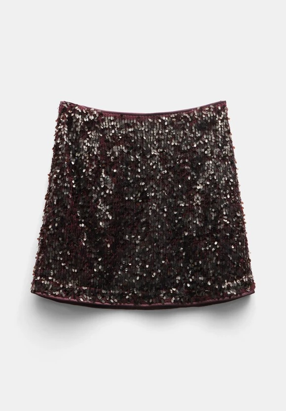 Zarina Sequin Mini Skirt 5 Zarina Sequin Mini Skirt - Image 5