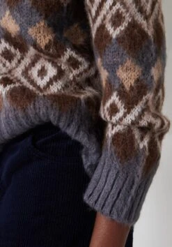 Tessa Fairisle Crew Jumper -Clothing Store 010101 2805 04