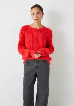 Tabby Fluffy Crew Jumper