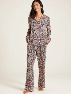 Navy Floral Pyjama Set -Clothing Store 107494s3