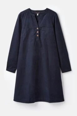 Navy Cord Mini Dress