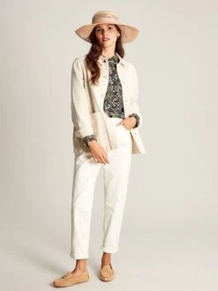 Joules Blue Kalina Concealed Placket Shirt 9 Joules Blue Kalina Concealed Placket Shirt -Clothing Store 121742s3