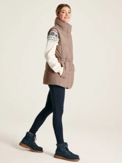 Silver Showerproof Padded Gilet -Clothing Store 125481s3