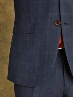 Navy/Rust Wool Slim Fit Suit: Jacket 12 Navy/Rust Wool Slim Fit Suit: Jacket -Clothing Store 132 701s6