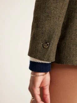 Brown Tweed Blazer -Clothing Store 152231s7