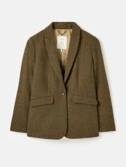 Brown Tweed Blazer -Clothing Store 152231s8