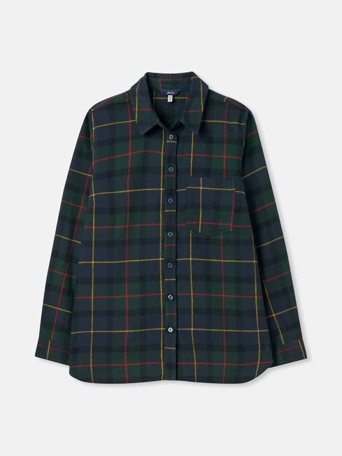 Green Check Brushed Shirt 7 Green Check Brushed Shirt - Image 7
