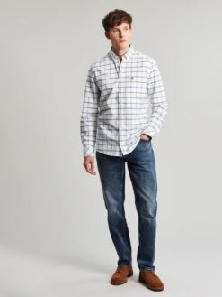 Blue/White Classic Fit Shirt 13 Blue/White Classic Fit Shirt -Clothing Store 163150s6