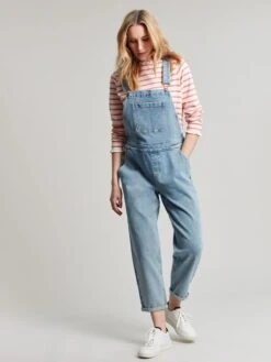 Blue Straight Leg Dungarees -Clothing Store 170664s18