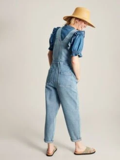 Blue Straight Leg Dungarees -Clothing Store 170664s21