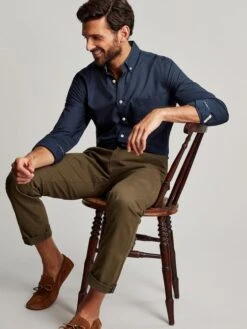 Oxford Navy Blue Classic Fit Shirt -Clothing Store 190215s6