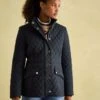 Navy Showerproof Quilted Jacket