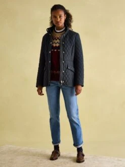 Navy Showerproof Quilted Jacket 9 Navy Showerproof Quilted Jacket -Clothing Store 193930s3