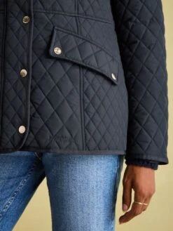 Navy Showerproof Quilted Jacket 10 Navy Showerproof Quilted Jacket -Clothing Store 193930s4