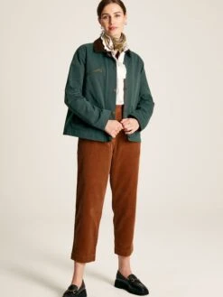 Teal Blue Shower Resistant Dry Wax Jacket -Clothing Store 199736s3