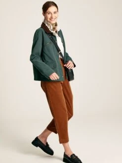 Teal Blue Shower Resistant Dry Wax Jacket -Clothing Store 199736s4