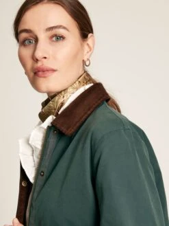 Teal Blue Shower Resistant Dry Wax Jacket -Clothing Store 199736s5